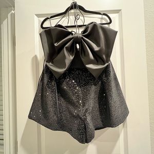 BLOGGER FAVE ZARA BOW ROMPER
